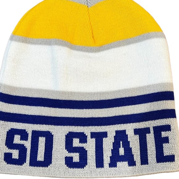 South Dakota SD State Jackrabbits Winter Beanie Cap One Size Fits All New Warm - Picture 4 of 4